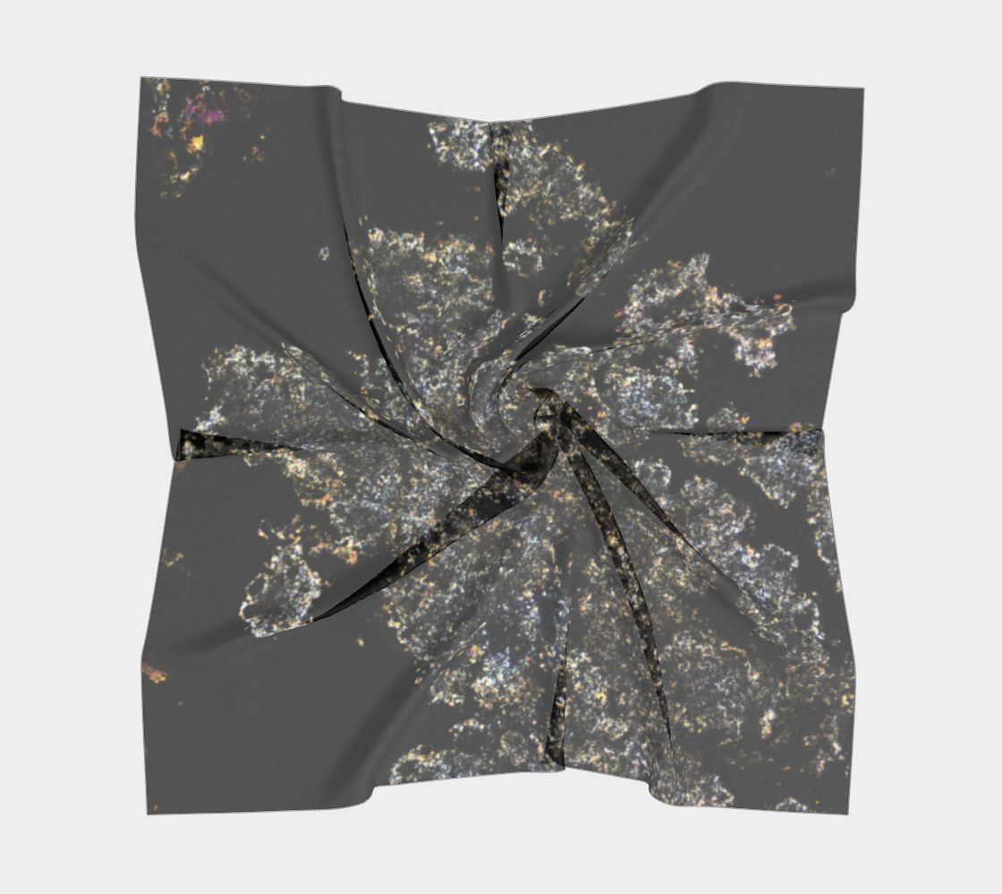 Allende Carbonaceous Chondrite Meteorite CAI square scarf