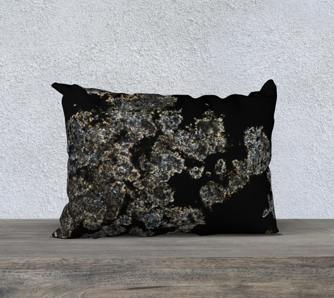 Allende Carbonaceous Chondrite Meteorite CAI 20"x14" pillow case