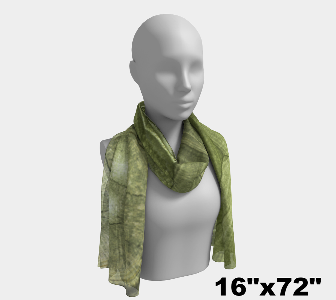 Malachite ‘Verde’ (Bisbee, AZ) long scarf