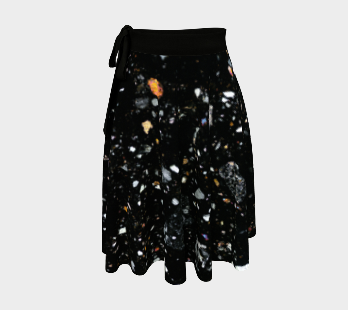 NWA 7034 ‘Black Beauty’ Martian Meteorite wrap skirt
