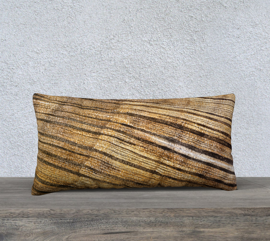 Petrified Wood 'Madera' 24"x12" pillow case