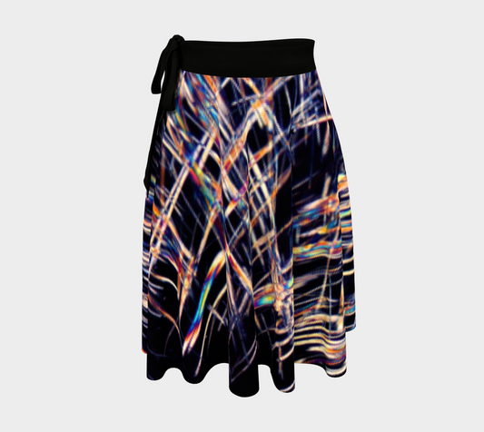 Larimar 'Mikado' wrap skirt