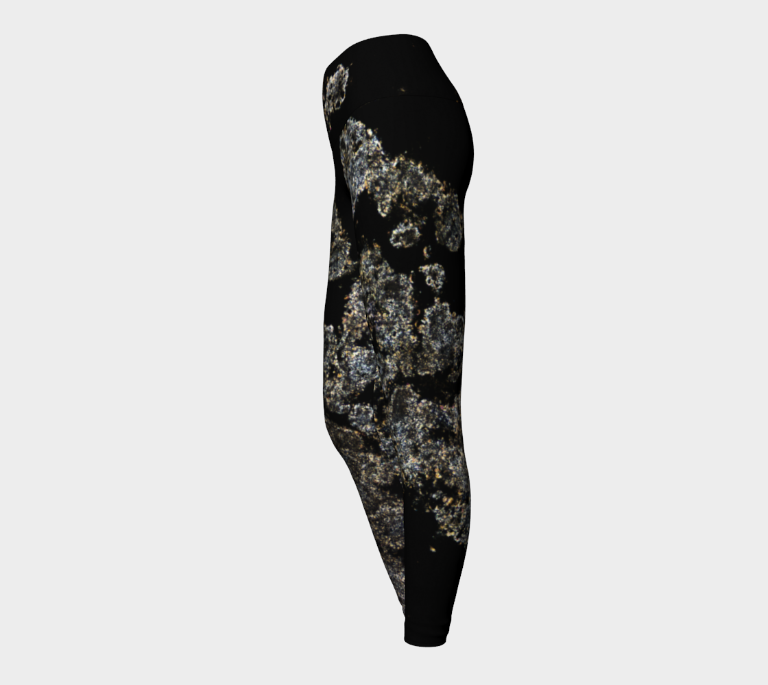 Allende Carbonaceous Chondrite Meteorite CAI yoga leggings