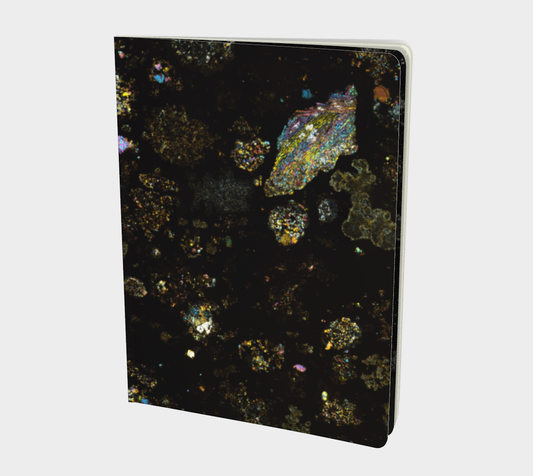 NWA 3118 Carbonaceous Chondrite Meteorite softcover journal 7.25" x 10"
