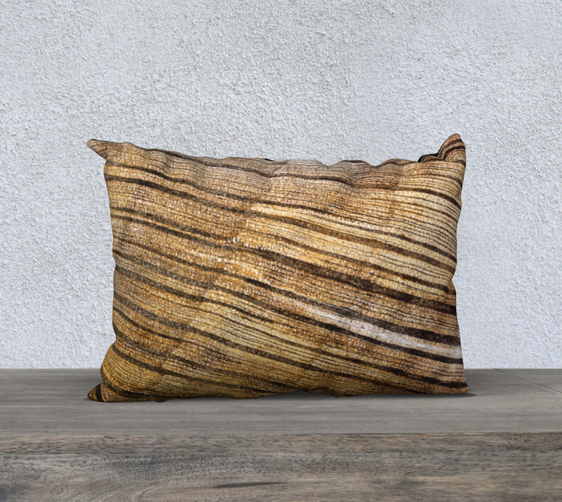 Petrified Wood 'Madera' 20"x14" pillow case
