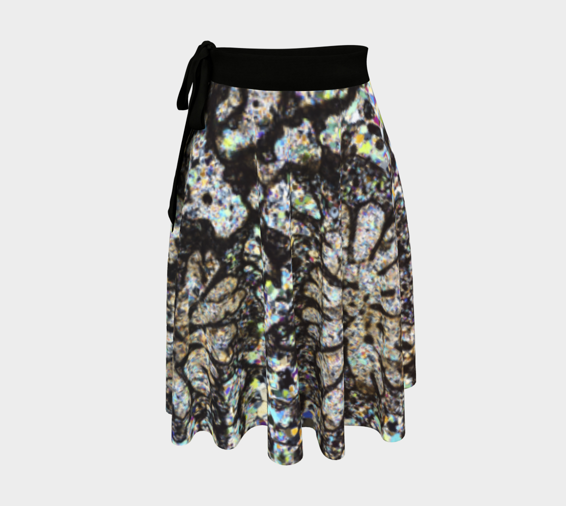 Fossil Coral wrap skirt