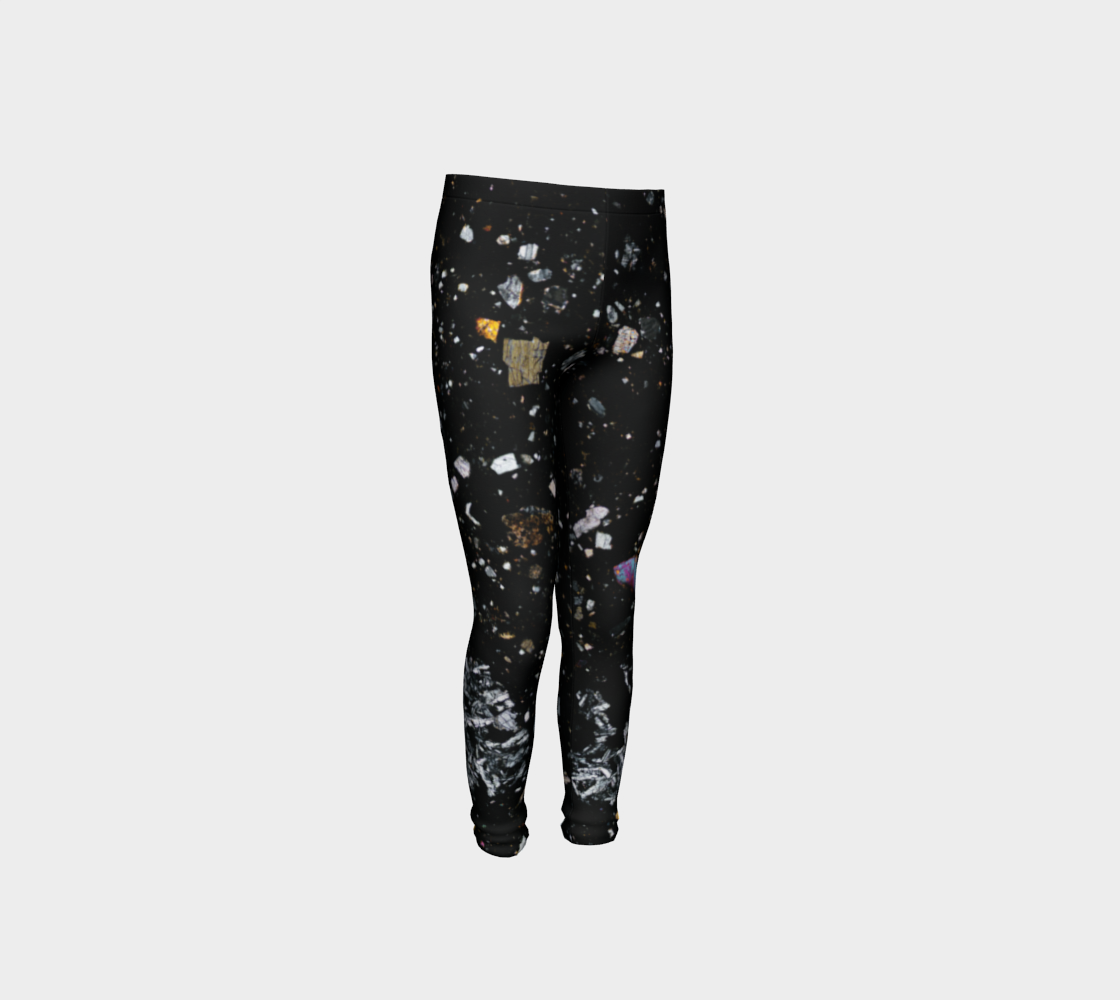 NWA 7034 ‘Black Beauty’ Martian Meteorite youth leggings