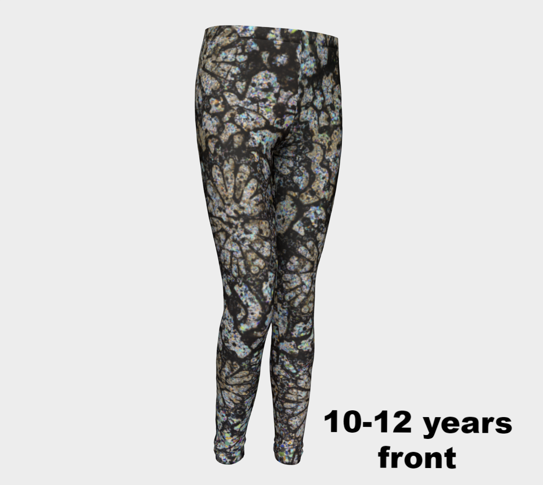 Fossil Coral youth leggings