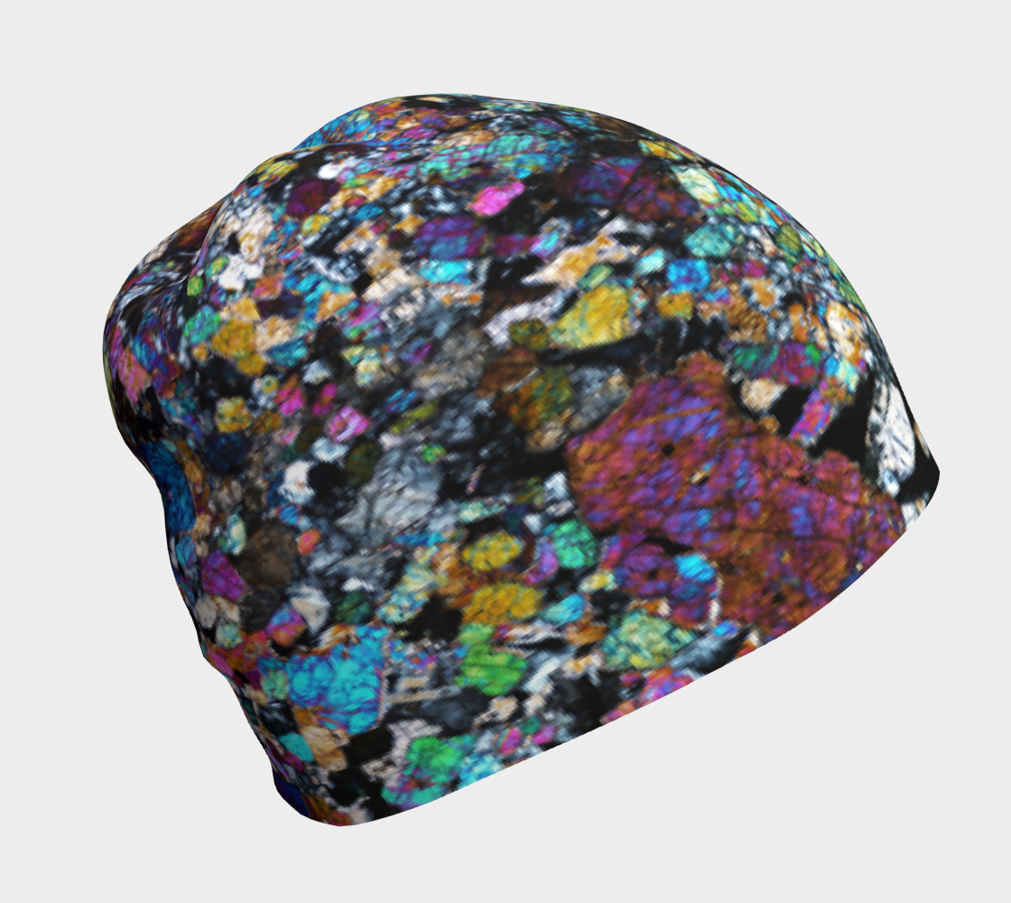 NWA 6950 Lunar Gabbro Meteorite beanie