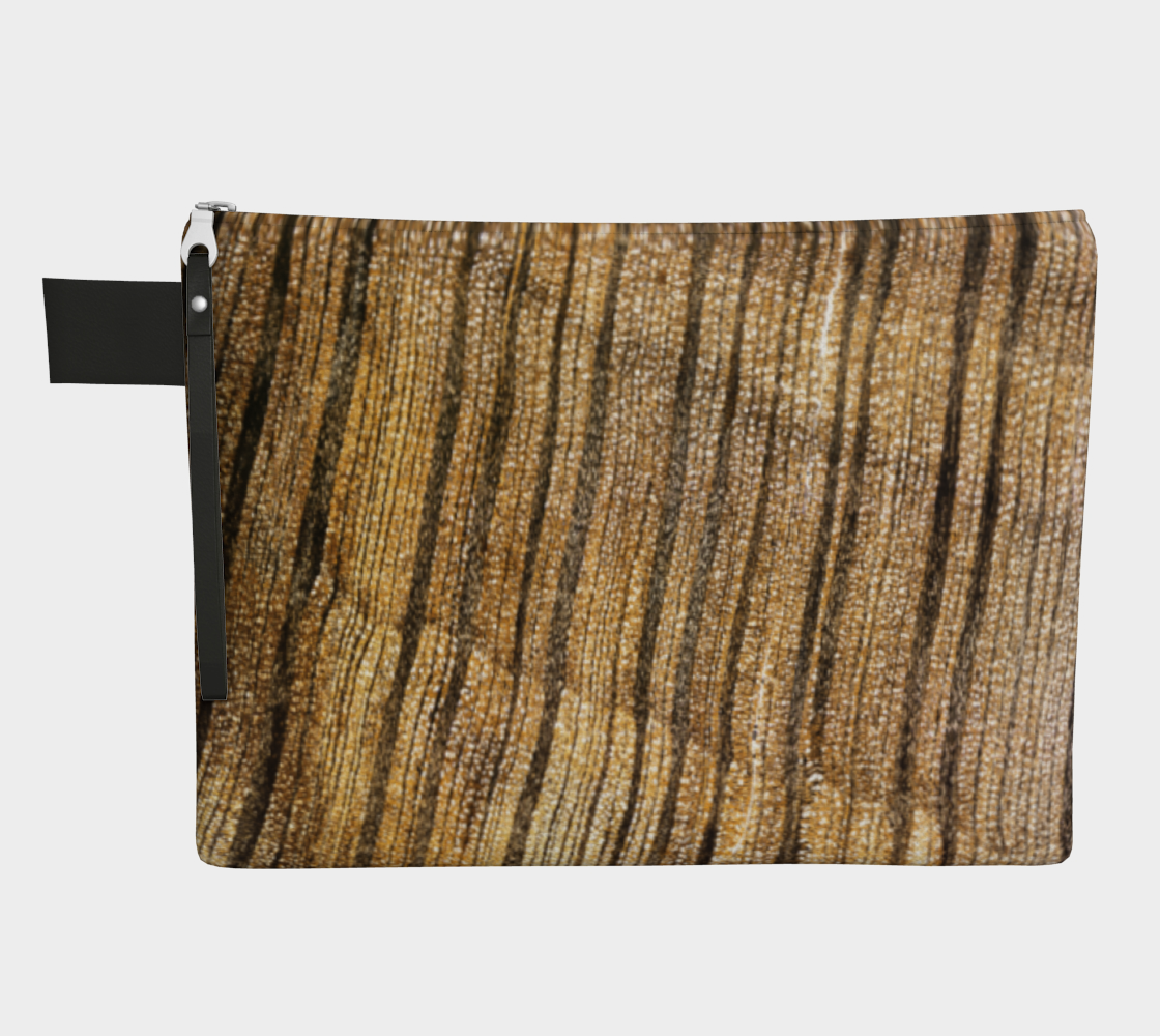 Petrified Wood 'Madera' zipper carry-all