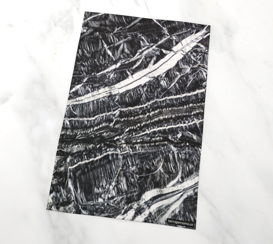Serpentine from Sloan Kimberlite 'Fierce' tea towel