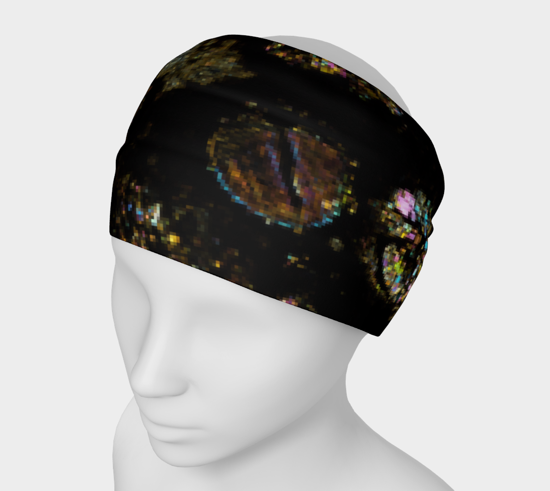 NWA 3118 Carbonaceous Chondrite Meteorite headband - AOA