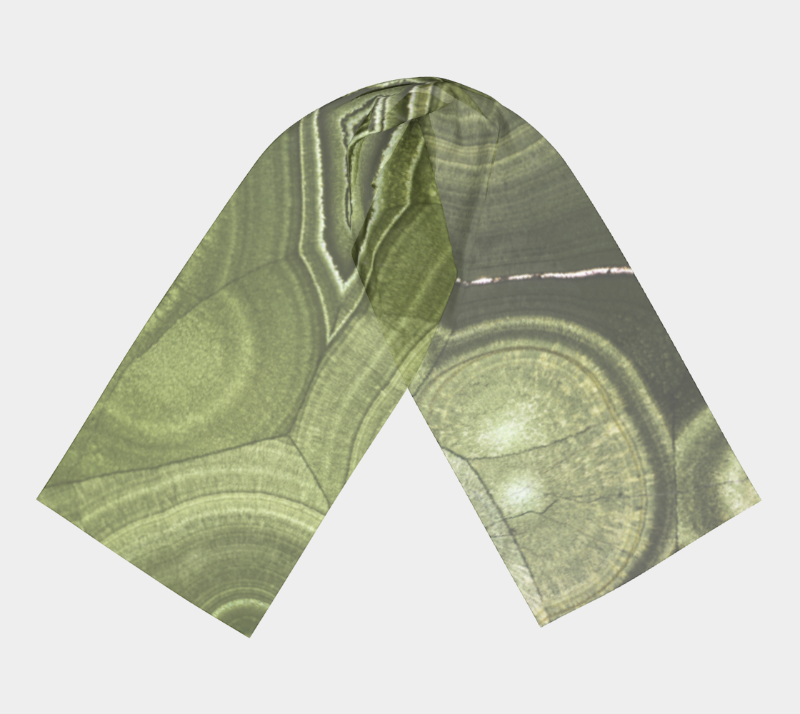 Malachite ‘Verde’ (Bisbee, AZ) long scarf
