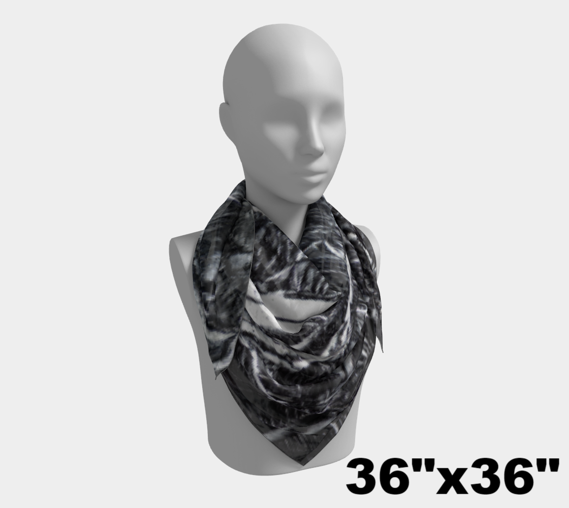Serpentine from Sloan Kimberlite 'Fierce' square scarf