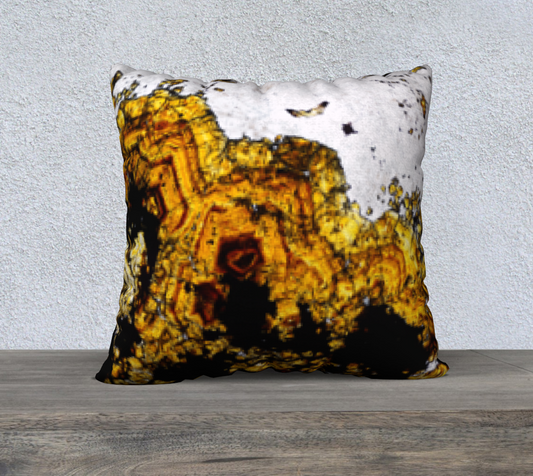 Sphalerite (Red Dog Mine, AK) 22"x22" pillow case