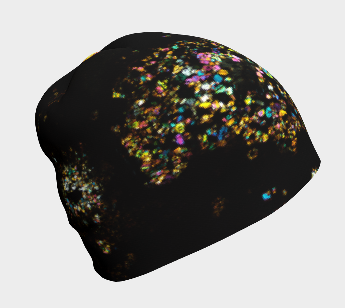NWA 3118 Carbonaceous Chondrite Meteorite beanie - AOA