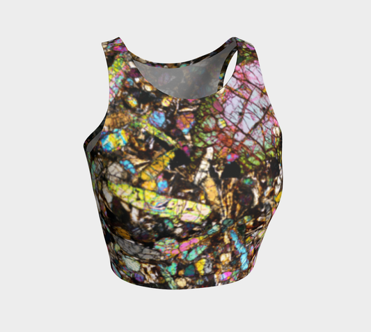 NWA 10153 Martian Nakhlite Meteorite athletic crop top