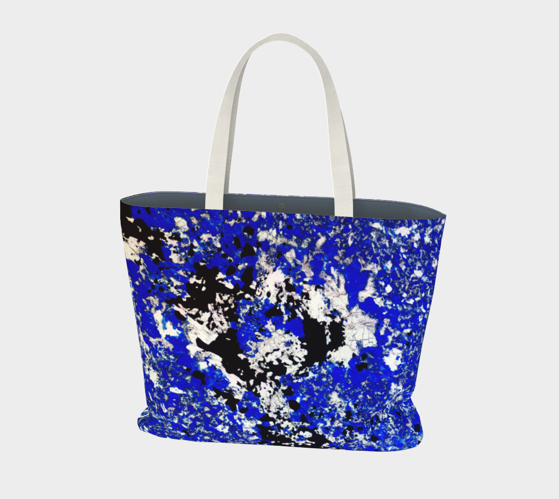Lapis Lazuli 'Fresco' large tote bag