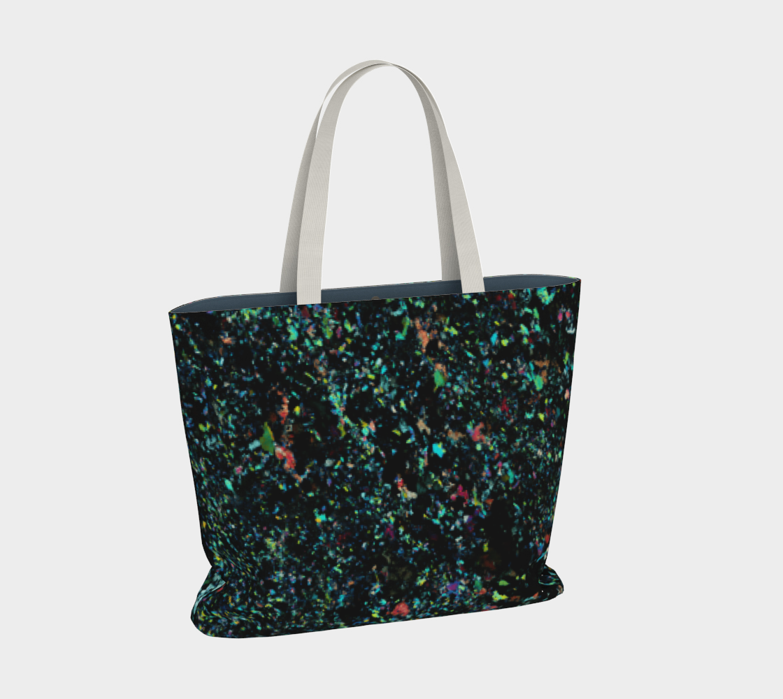 Lapis Lazuli 'Neon Tide' large tote bag