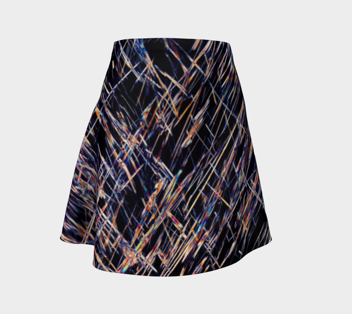 Larimar 'Mikado' flare skirt