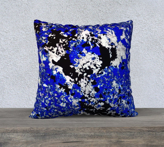 Lapis Lazuli 'Fresco' 22"x22" pillow case