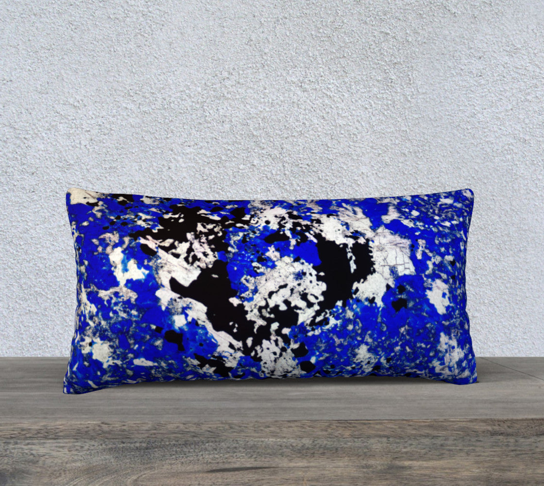 Lapis Lazuli 'Fresco' 24"x12" pillow case