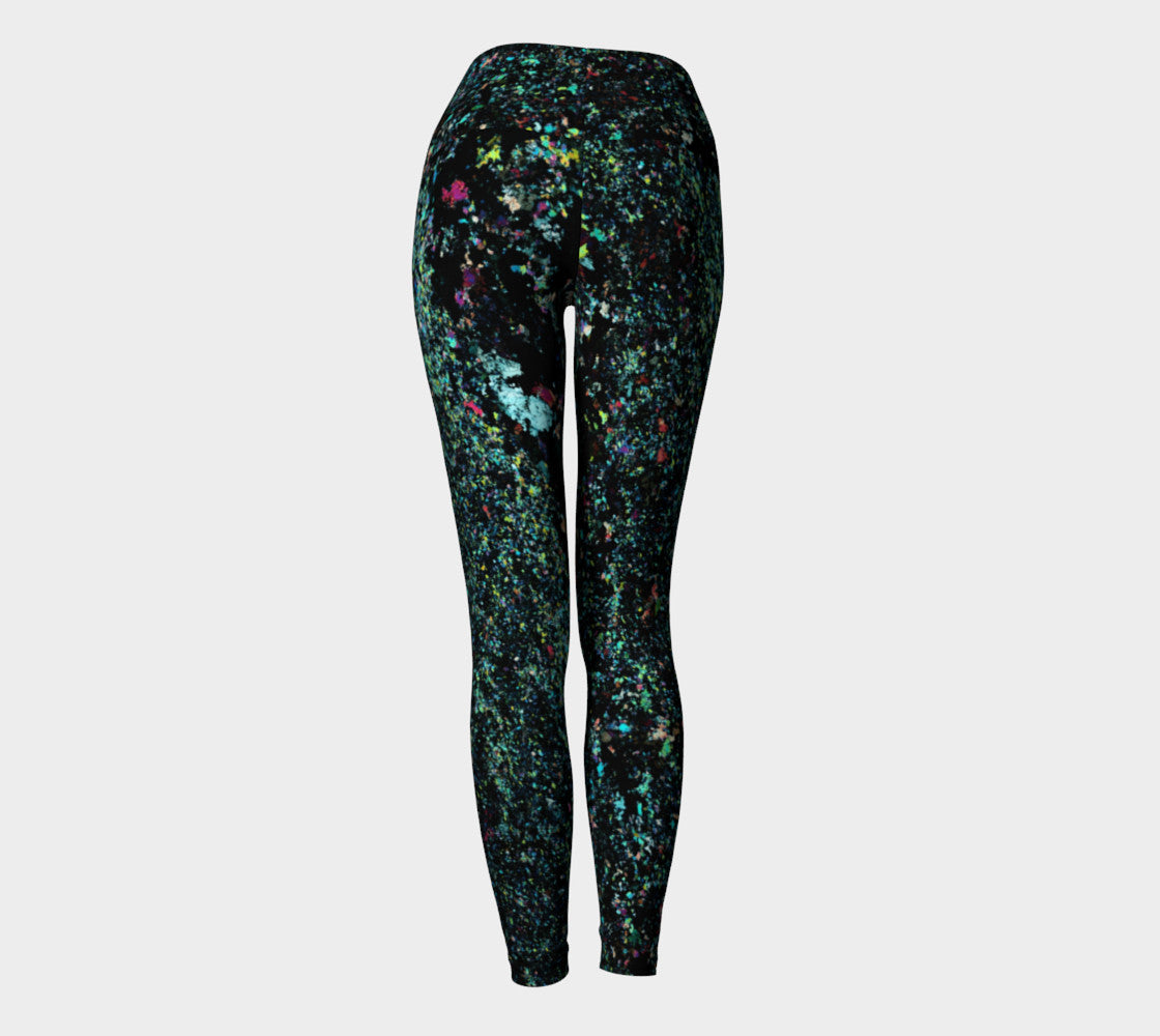 Lapis Lazuli Neon Tide yoga leggings